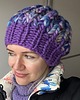 czapki damskie Czapka handmade merynos