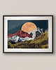 plakaty Plakat poziomy Górski krajobraz - Kolaż Fine Art