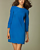 sukienki midi damskie Sukienka z zamkiem na plecach s28 - niebieski