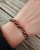 bransoletki wire wrapping Bransoletka miedziana Splot Natury