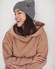 czapki damskie Czapka Cosy Days Szara 100% Merino Extra Fine