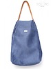torby XXL Shoper Bag Blue & Camel z zamkiem