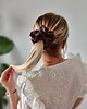 gumki do włosów Gumka jedwabna, scrunchie, frotka chocolate dream MAXI