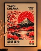 plakaty PLAKAT dekoracyjny, góra Fuji ,Yayoi Kusama, sakura poster