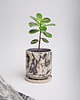 doniczki Ceramiczna doniczka z podstawką
