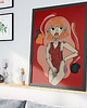 grafiki i ilustracje Plakat - Red head