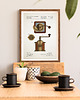 plakaty Młynek do kawy - patent - plakat 50x70 cm