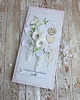 kartki scrapbooking Kartka komunijna pamiątka Flowery Pink GOTOWA
