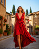 sukienki maxi damskie Sukienka czerwona Malaga