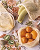 torby na zakupy Woreczki z firanek zero waste 3 sztuki