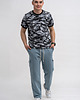 t-shirty męskie T-shirt męski  basic   moro  z kieszonką