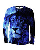 bluzy męskie Koszulka Longsleeve Męska DR.CROW Shinning Lion