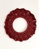 makramy Makrama Mandala Red Wine