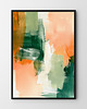 plakaty Plakat Abstrakcja - Peaches & Green