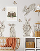 naklejki ścienne do pokoju dziecka Naklejki "Royal Bunnies"