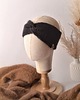 czapki damskie Opaska Black Merino i Baby Alpaka
