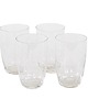 szklanki i kieliszki Komplet czterech szklanek, duński design, lata 70, produkcja: Dania