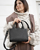 torby na ramię Torebka skórzana - CZARNA - Glam Bag