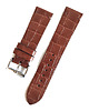 zegarki różne Pasek do zegarka  rozm: 20mm jasny brąz krokodyl