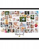 plakaty Plakat personalizowana metryczka z ponad 40 zdjęciami