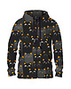 bluzy męskie Męska Bluza Expres Zamek DR.CROW Cats Orange