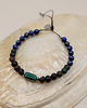 bransoletki z kamieni naturalnych Bransoletka Męska Malachit Lapis Lazuli Agat