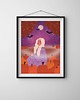 grafiki i ilustracje Plakat Bat Girl