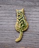 magnesy Ceramiczny magnes kot zielony