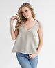 topy damskie Lniany Top MEADOW  NATURAL