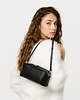 torby na ramię BLISS BAG - skórzana torebka - czarna