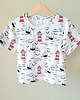 t-shirty dla chłopców T-Shirt  dziecięcy zmieniający kolory w słońcu  - statki