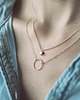 złote naszyjniki 16k Gold Plated Tiny Star Necklace