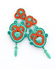 kolczyki soutache Słoneczne boho kolczyki 3