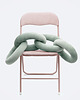 poduszki supły Poduszka Łańcuch, Chain Pillow Szałwiowa