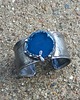 bransoletki wire wrapping Granatowy staw - bransoletka regulowana