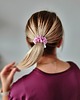 gumki do włosów Gumka jedwabna, scrunchie, frotka powder pink MINI