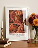 grafiki i ilustracje PLAKAT  dekoracyjny William Morris jesienne liście
