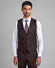 marynarki męskie Kamizelka do zestawu brione bordo slim fit