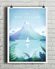 plakaty Nowa Zelandia - vintage plakat