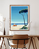 plakaty Wyprawa kamperem - plakat 50x70 cm - Nad morskim brzegiem
