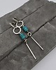 kolczyki srebrne Kolczyki srebrne Turquoise Loops I