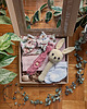 niemowlak - inne Grzechotka amigurumi króliczek - zestaw prezentowy noworodka