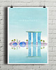 plakaty Singapur - vintage plakat art giclee