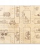 puzzle dla dzieci Puzzle z autami Układanki drewniane dla dzieci AUTA z grawerem Zabawka