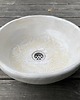 umywalki UM51 Umywalka ceramiczna, folkowa z koronką na dnie i rancie