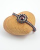 bransoletki - inne Crystal molecule red&navy