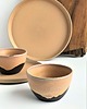 kubki Kubek ceramiczny bez uszka, czarka, miseczka - Borówka
