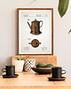 plakaty Dzbanek do kawy - patent - plakat A3