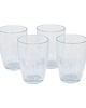 szklanki i kieliszki Komplet czterech szklanek, duński design, lata 70, produkcja: Dania