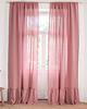 zasłony Zasłona medium z FALBANKĄ DUSTY PINK